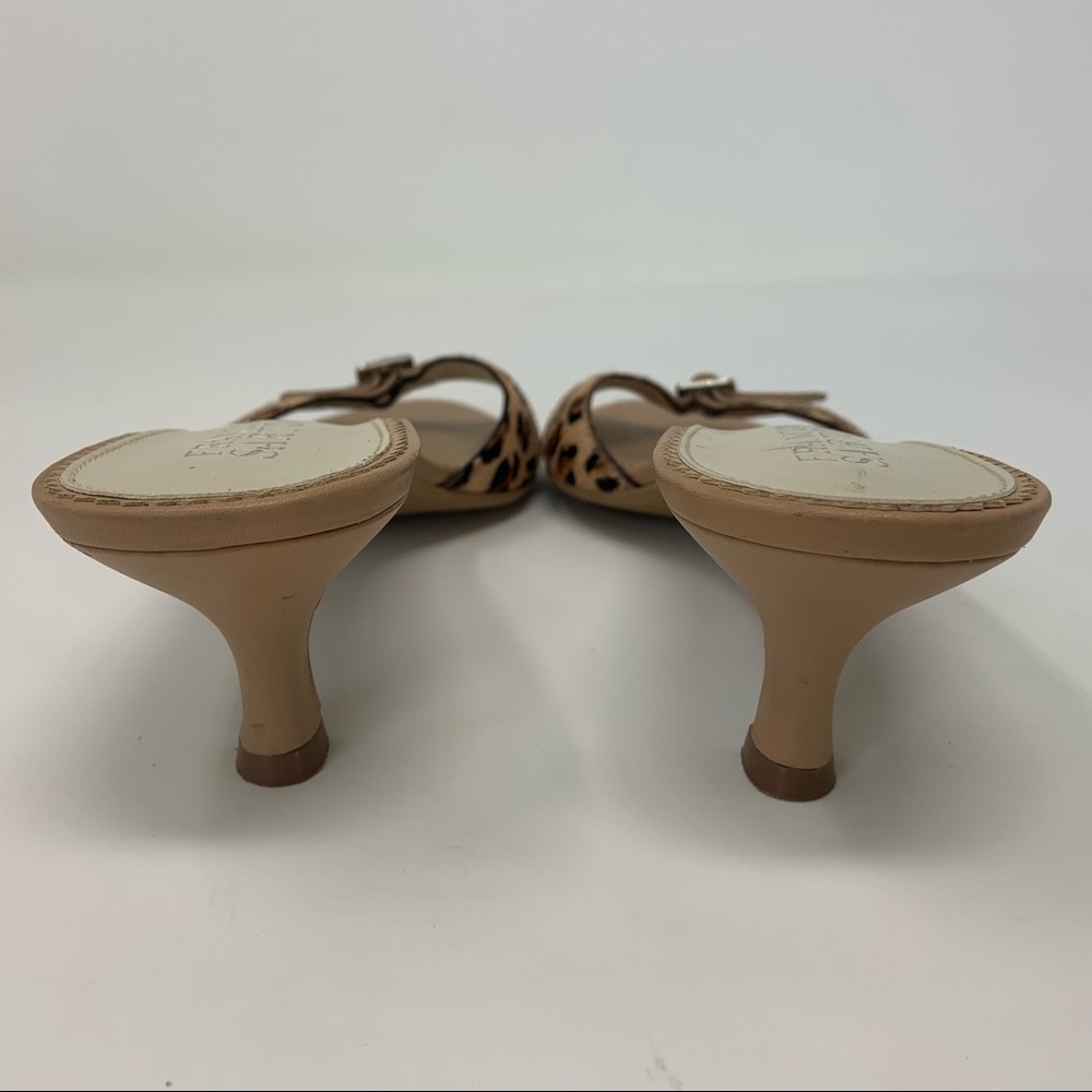FRANCO SARTO Sandals Leather Leopard Print - Picture 6 of 8